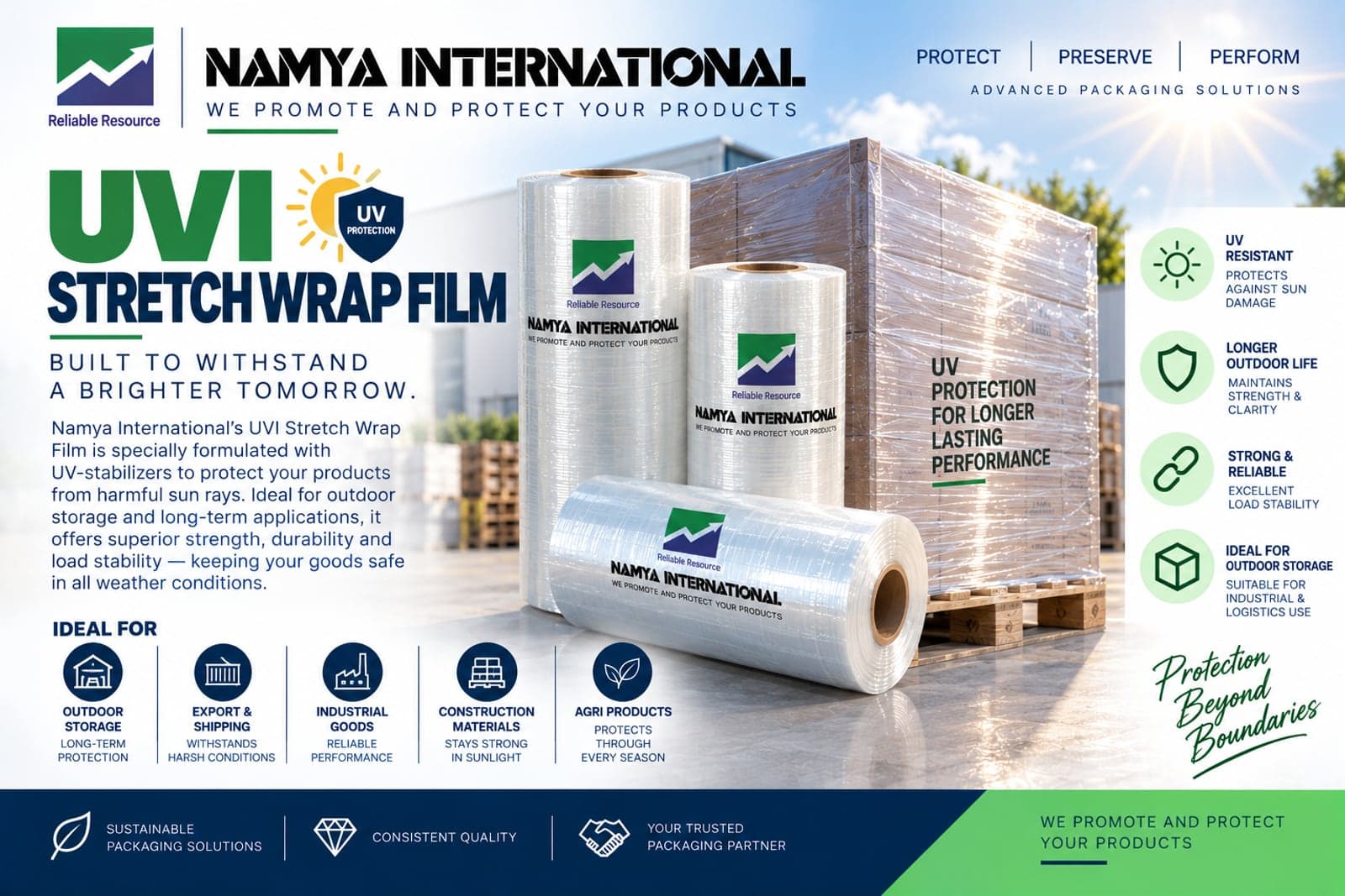 UVI Film product sheet